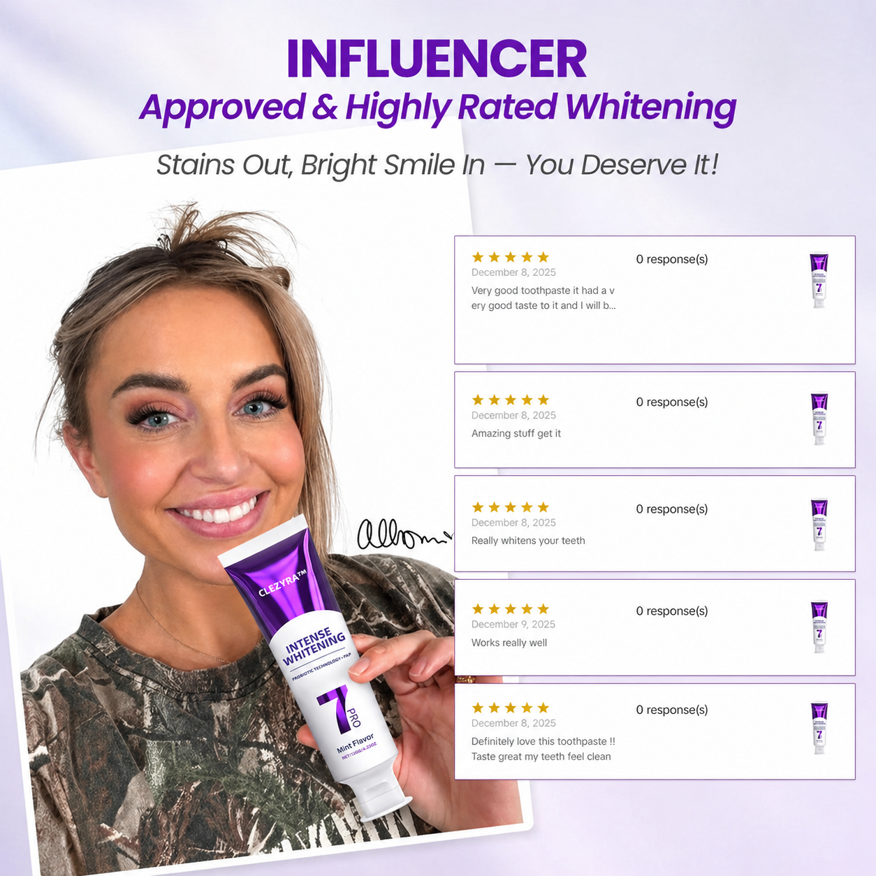 Clezyra™ Pro Intensive Toothpaste