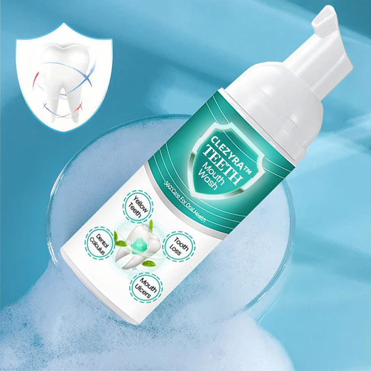 (🔥Special Offer Available Today )CLEZYRA™ NEW TEETH Foaming Mouthwash - Foaming Mouthwash for Fresh Breath & Daily Comfort